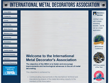 Tablet Screenshot of metaldecorators.org